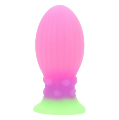 Plug Fantasy phosphorescent Lumy Egg 16 x 8cm sur fun et plaisirs - vente de sextoys pas cher