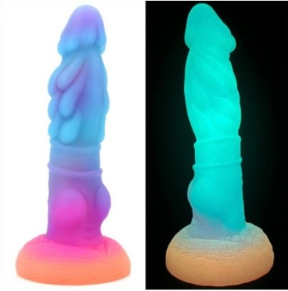 Gode phosphorescent Lumy Mush 19 x 5cm