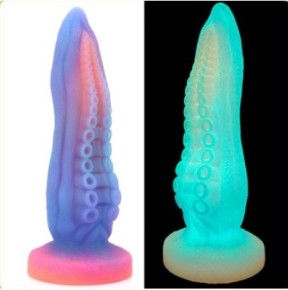 Gode phosphorescent Lumy Octop 21 x 6.3cm
