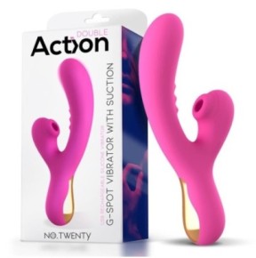 Vibro Rabbit G-Spot Vibrator Action 12 x 3.8cm Rose