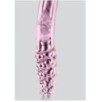Gode en verre Rhinestone Scepter 23 x 3.6cm Rose