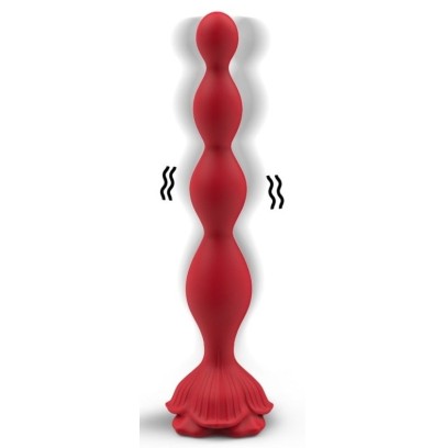 Plug vibrant Beely Vibe 16 x 3.2 cm Rose foncé-Noir sur fun et plaisirs - vente de sextoys pas cher