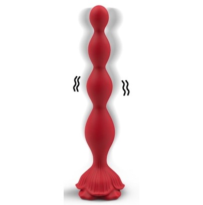 Plug vibrant Beely Vibe 16 x 3.2 cm Rose foncé sur fun et plaisirs - vente de sextoys pas cher