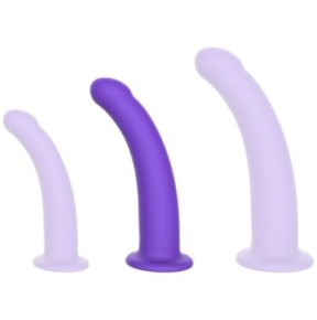 Harness Dong M Purple sur fun et plaisirs - vente de sextoys pas cher