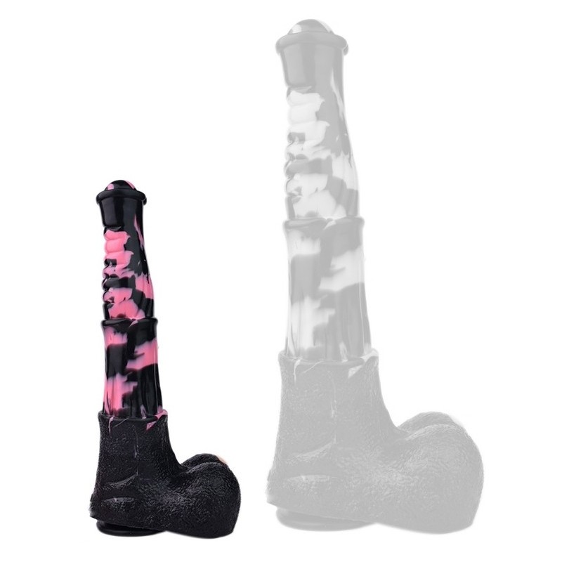 Gode Horse Tinulf M 19 x 5cm Noir-Rose