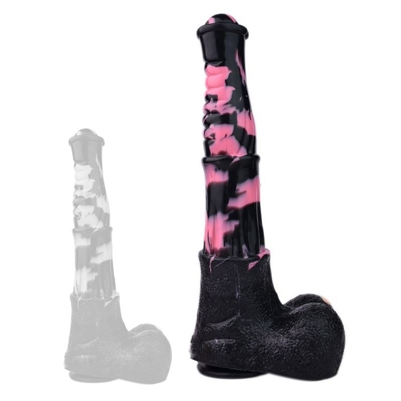 Gode Horse Tinulf L 28 x 6.5cm Noir-Rose