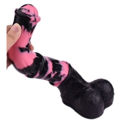 Gode Horse Tinulf L 28 x 6.5cm Noir-Rose