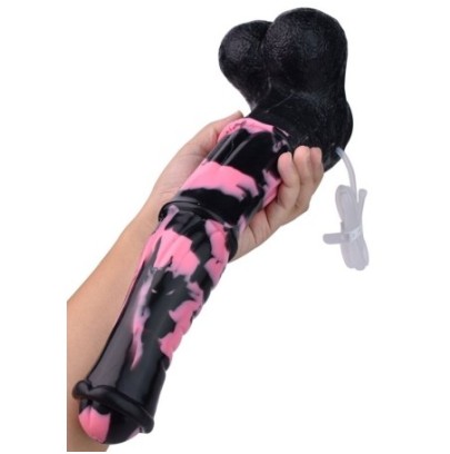 Gode Éjaculateur Horse Tinulf Squirt M 19 x 5cm Noir-Rose