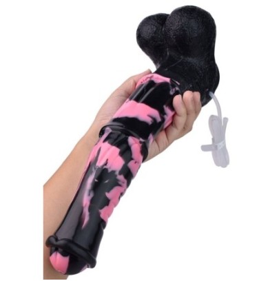 Gode Éjaculateur Horse Tinulf Squirt L 28 x 6.5 cm Noir-Rose