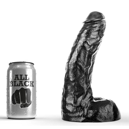 Gode AB67 Ray All Black 22 x 6.5cm- Dildos XL - Largeur + de 6cm en stock sur Fun et plaisirs