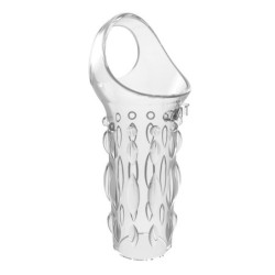 Etui pour Pénis Texturé Transparent 8 x 3.8cm- Gaines Pénis en stock sur Fun et plaisirs