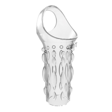 Etui pour Pénis Texturé Transparent 8 x 3.8cm- Gaines Pénis en stock sur Fun et plaisirs