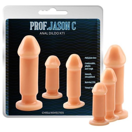 Lot de 3 plugs Penis- Plugs Débutant & Kits en stock sur Fun et plaisirs