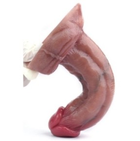 Gode Vibrant Skinnier Anto 12 x 3.5cm Marron