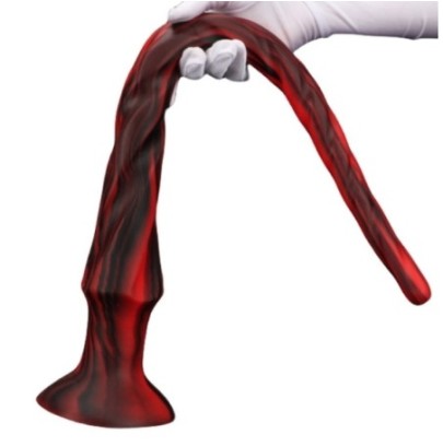 Gode Torthy L 56 x 6.2 cm Noir-Rouge