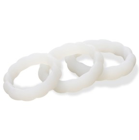 Lot de 3 Cockrings souples TORTICK Phosphorescents sur fun et plaisirs - vente de sextoys pas cher