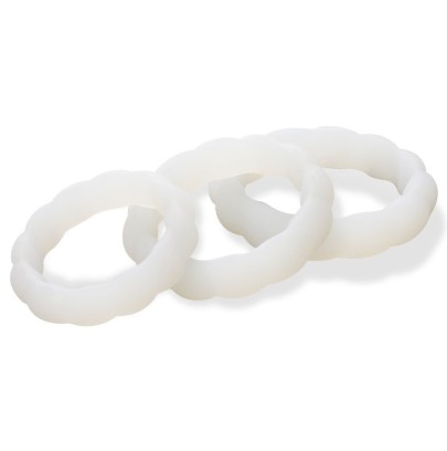 Lot de 3 Cockrings souples TORTICK Phosphorescents sur fun et plaisirs - vente de sextoys pas cher