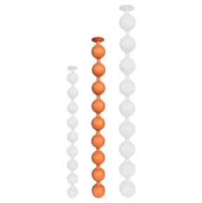 Boules Nocty M 55 x 4.5 cm Orange sur fun et plaisirs - vente de sextoys pas cher