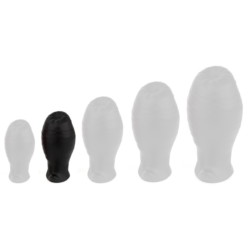 Plug Egg Ass S 7.5 x 4.3cm Noir