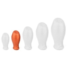 Plug Egg Ass S 7.5 x 4.3cm Orange sur fun et plaisirs - vente de sextoys pas cher