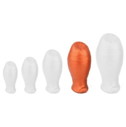 Plug Egg Ass L 10.5 x 6.3cm Orange sur fun et plaisirs - vente de sextoys pas cher
