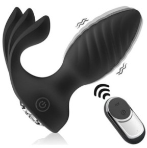 Plug Vibrant Curved Conik 8 x 3.5cm Noir sur fun et plaisirs - vente de sextoys pas cher