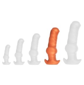 Plug Dogsit L 17 x 6.5cm Orange sur fun et plaisirs - vente de sextoys pas cher