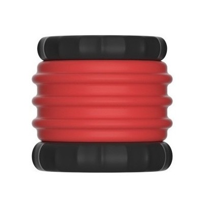 Ballstretcher Soqlo 35 mm - Hauteur 5 cm Rouge-Noir sur fun et plaisirs - vente de sextoys pas cher