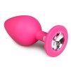 Plug Bijou Diamond Rose 7 x 3.3cm