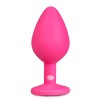 Plug Bijou Diamond Rose 7 x 3.3cm