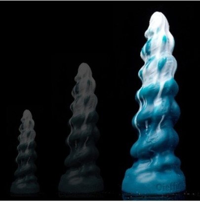 Gode Watersea M 23 x 6.5 cm Blanc-Bleu sur fun et plaisirs - vente de sextoys pas cher