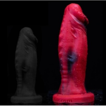 Gode Monstre MILIRAX L 25 x 9 cm Rouge sur fun et plaisirs - vente de sextoys pas cher