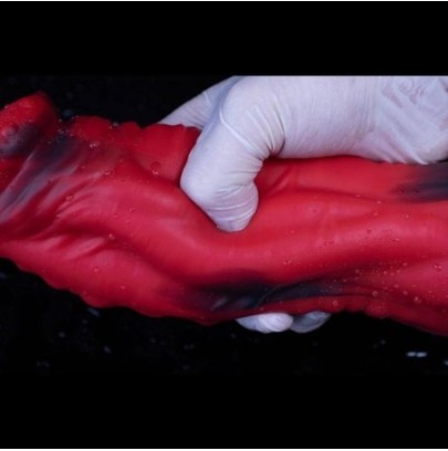 Gode Monstre MILIRAX L 25 x 9 cm Rouge