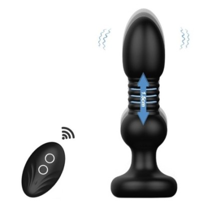 Plug Va-et-Vient Melo 12.5 x 3.8cm sur fun et plaisirs - vente de sextoys pas cher