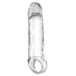 Gaine de pénis Mini Uncut 13 x 4 cm Transparente sur fun et plaisirs - vente de sextoys pas cher
