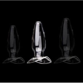 Plug en verre Open Glass M 10 x 4.5cm sur fun et plaisirs - vente de sextoys pas cher