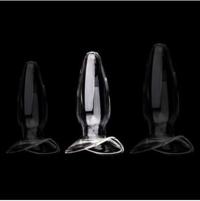 Plug en verre Open Glass M 10 x 4.5cm sur fun et plaisirs - vente de sextoys pas cher