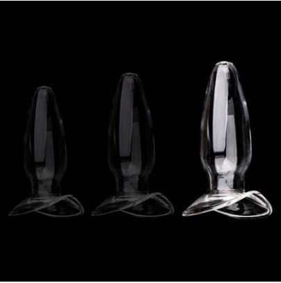 Plug en verre Open Glass L 11.5 x 5.8cm sur fun et plaisirs - vente de sextoys pas cher