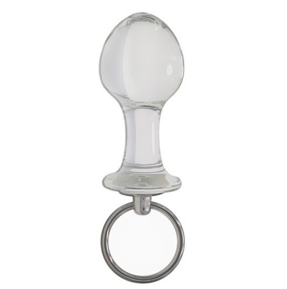 Plug en verre Roundy Glass M 9 x 4.5cm sur fun et plaisirs - vente de sextoys pas cher