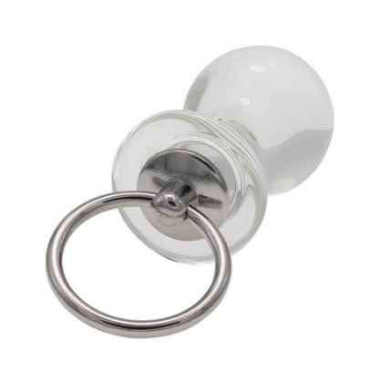 Plug en verre Roundy Glass M 9 x 4.5cm