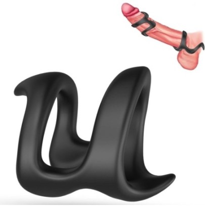 Double Anneau U Shape 28mm sur fun et plaisirs - vente de sextoys pas cher