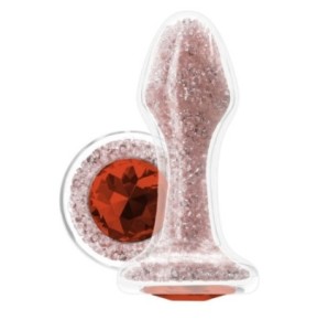 Plug Bijou Glam Star 8 x 3.5cm Rose sur fun et plaisirs - vente de sextoys pas cher