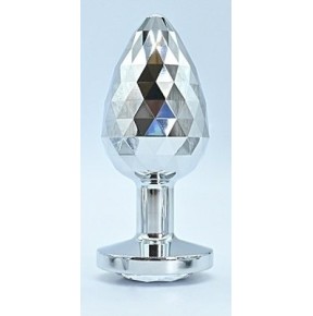 Plug Bijou IKONIK DIAMOND L 8 x 4 cm Argent