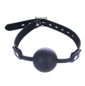 Bâillon Boule Simply Gag 40mm Noir sur fun et plaisirs - vente de sextoys pas cher