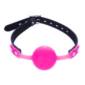 Bâillon Boule Simply Gag 40mm Rose sur fun et plaisirs - vente de sextoys pas cher
