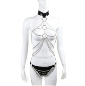 Ensemble Harnais String Multi Chains sur fun et plaisirs - vente de sextoys pas cher