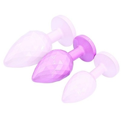 Plug Ikonik Diamond M 7 x 3.3cm Rose