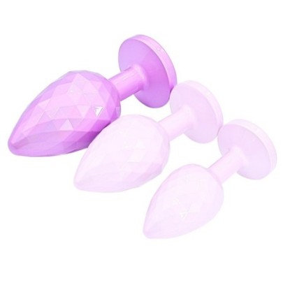 Plug Ikonik Diamond L 8 x 4 cm Rose