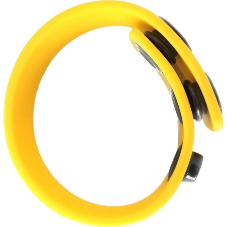 Cosk strap en silicone jaune- Cockrings Flexibles en stock sur Fun et plaisirs