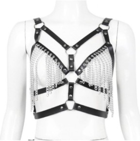 Harnais Buste Ouvert Beauty Chains sur fun et plaisirs - vente de sextoys pas cher